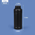 PE Plastic Food Grade Bottles, Wide Mouth Lab Reagent Bottle, Liquid/Solid Sample Seal Sample Storage Container Chemical Bottle (Black, 17oz) by UMETASS