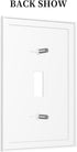 HTSAHKV 3 5 Inch Just a Girl Who Loves Giraffes Wall Plate Light Switch Cover Single Gang Outlet Faceplate Print Plate
