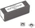 OSCARBIDE 10.5mm Square Carbide Inserts, 10.5x10.5x2.0mm, 35° Cutting Angle, Replacement Cutters for Spiral/Helical
