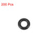 uxcell Nitrile Rubber O-Rings 8mm OD 4mm ID 2mm Width, Metric Sealing Gasket for Automotive Machine Plumbing, Pack of 200