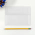 LUXPaper A7 Invitation Envelopes | 5 1/4" x 7 1/4" | 30lb. Text | Clear Translucent | Peel & Press | 50 Qty