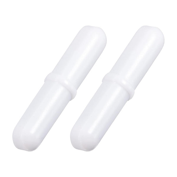 YOKIVE 2 Pcs Magnetic Stir Bar, Laboratory Bar with Ring Shape, Corrosion Resistant, Great for Laboratories, White,