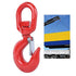 Crane Hook, Swivel Eye Alloy Steel Rigging Lifting Round Hook 5T for Ship Building Industry