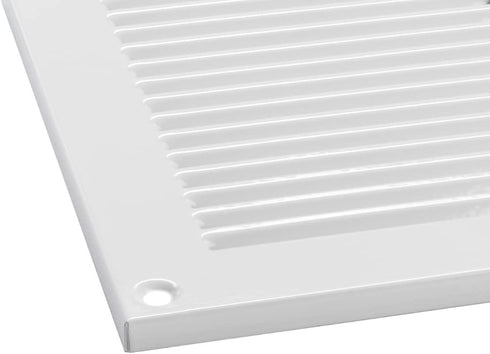 EUROPLAST 12x8 inch Vent Cover | White Register Vent Cover with Screen Mesh for HVAC Home Improvement