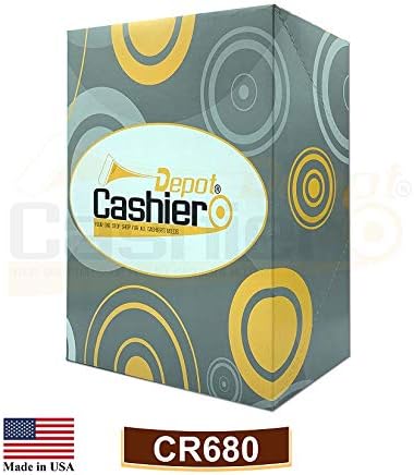 Cashier Depot CR680 Cashier's Bank Report Envelopes, 4 1/2" x 10 3/8", Brown Kraft, 500 Count