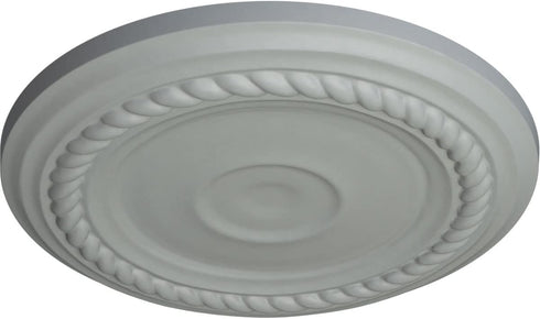 Ekena Millwork CM07AL Small Alexandria Ceiling Medallion, 7 7/8"OD x 3/4"P (Fits Canopies up to 4 5/8"), Factory Primed by Ekena Millwork