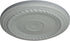 Ekena Millwork CM07AL Small Alexandria Ceiling Medallion, 7 7/8"OD x 3/4"P (Fits Canopies up to 4 5/8"), Factory Primed by Ekena Millwork