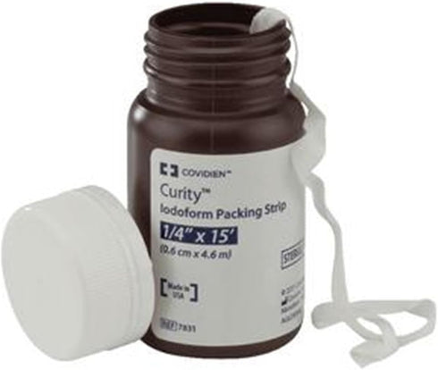 Kendall Plain Packing Strip, 1" x 5 Yards, Sterile - Model 7633