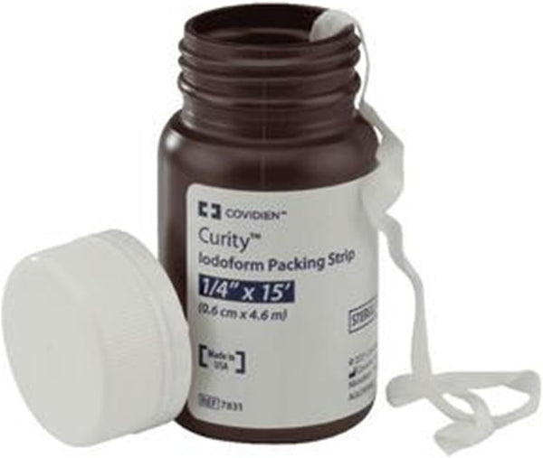 Kendall Plain Packing Strip, 1" x 5 Yards, Sterile - Model 7633