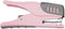 Hand Held Plier Pink Stapler - Heavy Duty, 25 Sheets Capacity, No Jam, for Home and Office Supplies