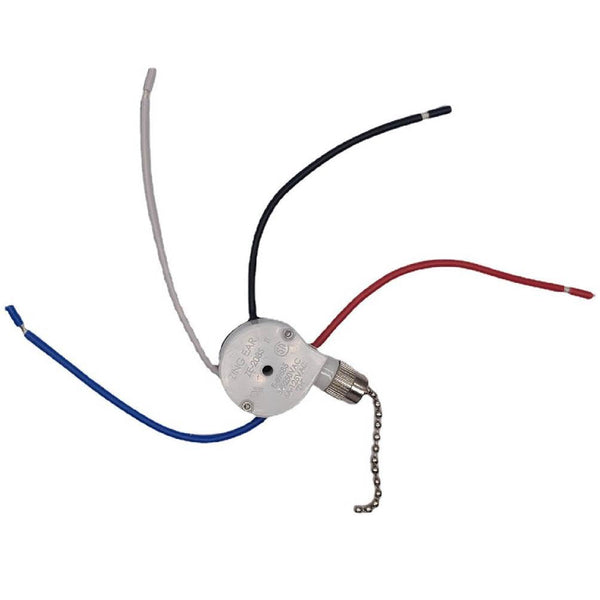 Kangnice 3 Speed 4 Wire Fan Light Switchs Replacement Part Upgraded Ceiling Fan