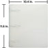 JAM PAPER Plastic 3 Inch Binder, Clear 3 Ring Binder, Sold Individually