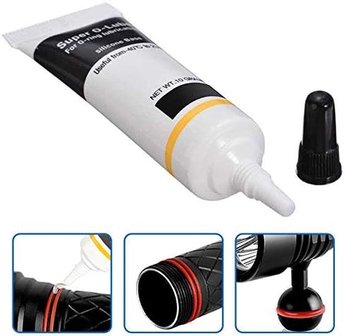 10g VALINK Waterproof Food Grade Silicone Lubricant Grease for O Rings Ring Faucet Plumbers New