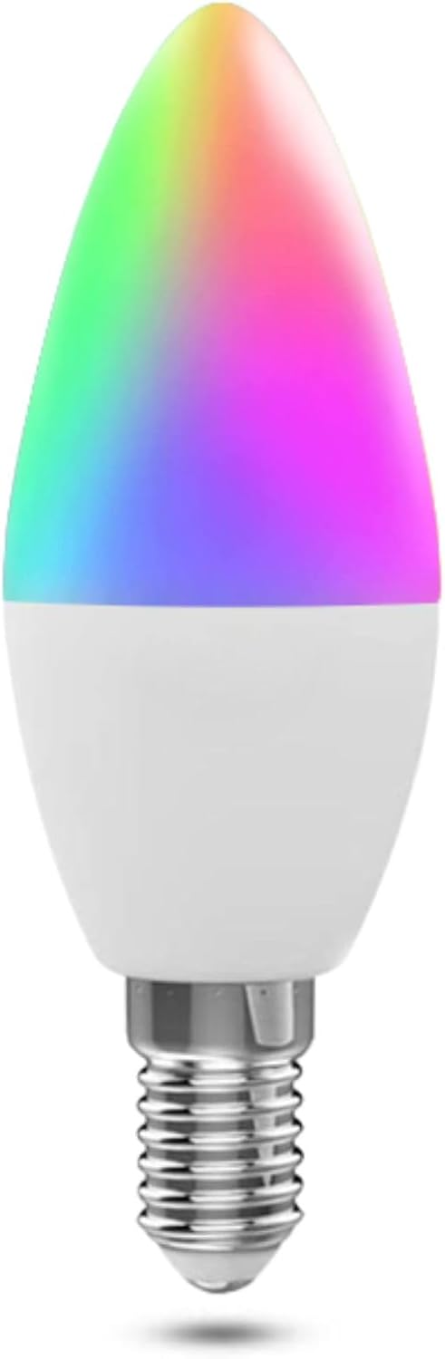 Candelabra Smart Light Bulbs 60W Equivalent, 450LM 5W LED Bulb Compatible with