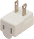 Polarized 2-Prong L Type Adapter, Vertical Right Angled AC Adapter, NEMA 1-15P USA Outlet Saver