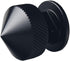 JGR 1 Pair Welding Hood Fasteners, Aluminum (Spiked-Black)