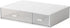 Stackable Desk Organizer with 2 Drawers, Perfect for Small Item/Cosmetic Office Supplies (White)