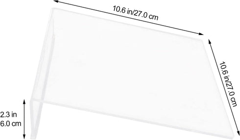 Transparent Slant Board Rack for Writing, Lightweight Acrylic Painting Board, Anti-skid Drawing Desk Board
