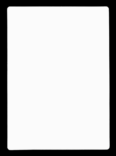 CleverDelights 5" 7" 100 Pack 5x7 Inch White Plastic Cards - x - - Waterproof Heavy Duty Card