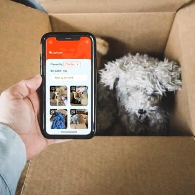 Smart Storage QR Labels for Organizing, Moving, and Inventory Tracking - 40 Ultra Durable Unique Labels (3x2)