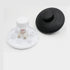 RecDec 2 Pack Dimmable Floor Lamp Foot Switch Replacement Black and White Foot Pedal Switch ON Off Push Button