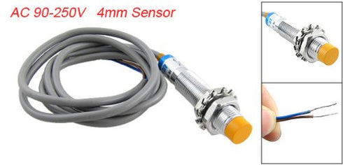 uxcell a11031400ux0307 LJ12A3-4-J/EZ AC90-250V NO 2-wire Inductive Proximity Sensor Approach Switch