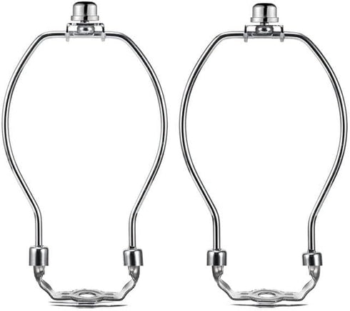 HanWenHone Lamp Shade Harp Holder6 Inch Lamp Harp Kit -2 SetDetachable Shade Holder