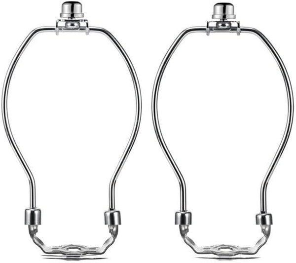 HanWenHone Lamp Shade Harp Holder6 Inch Lamp Harp Kit -2 SetDetachable Shade Holder