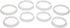 Danco 81086 Slip Joint Washer Assortment, Plastic, White