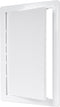 8" x 12" White Plastic Access Panel, Service Shaft Door Panel for Plumbing, Electricity, Heating Access