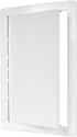 8" x 12" White Plastic Access Panel, Service Shaft Door Panel for Plumbing, Electricity, Heating Access