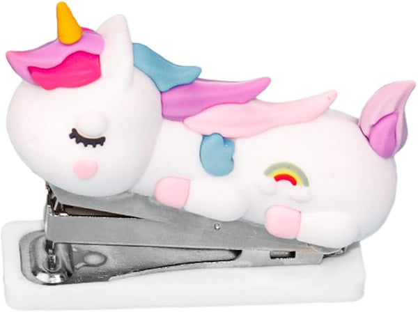 Cute Animal Silicone Stapler, Desktop Stitcher Art Figurine for Home Office, Kids