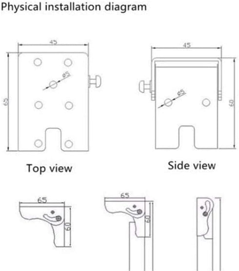 KAFENDA 2 90 Self-Locking Degree Folding Hinge, Hiddenfor Table/Chair/Sofa Furniture Hardware