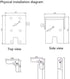 KAFENDA 2 90 Self-Locking Degree Folding Hinge, Hiddenfor Table/Chair/Sofa Furniture Hardware