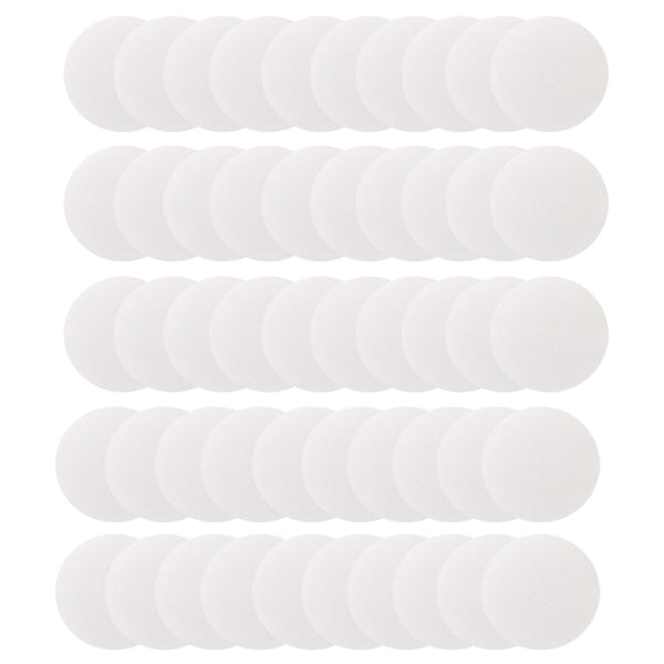 BE-TOOL 50pcs Glass Fibre Microporous Filter Membrane, Diameter 50mm, Aperture 0.45m, Air Membrane
