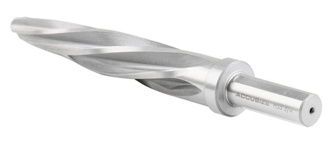 Accusize Industrial Tools HSS Spiral Flute Aligning Reamer, 3/4'' Cutting Diameter, 1/2'' Shank Diameter