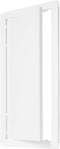 8 Inch x 16 Inch White Plastic Access Panel, Service Shaft Door for Plumbing and Electricity Access