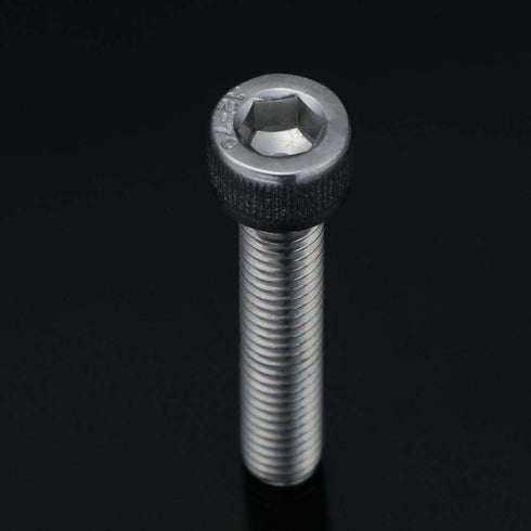M4-0.7 x 12mm Socket Head Cap Screws, Stainless Steel 18-8, Full Thread, 100 PCS
