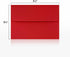 LUXPaper 4Bar A1 Invitation Envelopes | 3 5/8" x 5 1/8" | Ruby Red | 50 Qty | Peel & Press | 80lb. Text