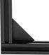 2020 Corner Bracket Connectors 6mm Slot L Shape Joint Plates, 5 Hole, 6 Sets for 2020 Series (L Black)