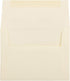 JAM PAPER A2 Strathmore Invitation Envelopes - 4 3/8 x 5 3/4 - Ivory Wove - 100/Pack