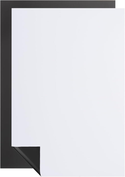 PATIKIL Self Adhesive Dry Erase Board Paper, 2 Pcs 17"x12" Adhesive Sticker Paper for Fridge Office Wall