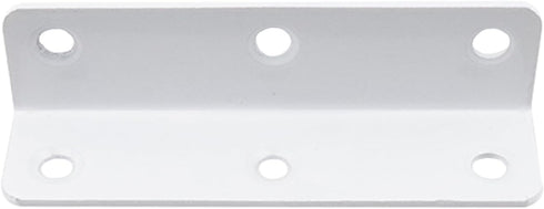 10Pcs Shelves,80x22x22mm 6Holes White L Bracket,Heavy Duty Corner Brace,Stainless Steel Shelf Bracket Angle Bracket