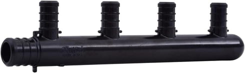 SharkBite 4 Branch Poly Crimp Multi Port Tee x 3/4 Inch Closed Trunk with 1/2 Inch Branches, PEX Pipe