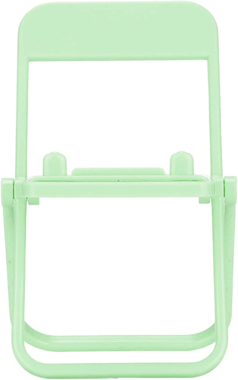 belupai Small Chair Mobile Phone Holder, Multi Angle Phone Bracket Mini Chair Shape Cell Phone Stand Plastic Foldable