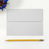 LUXPaper A7 Invitation Envelopes for 5 x 7 Cards in 80 lb. Gray, Printable with Peel and Press Seal, 50 Pack