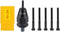 Pneumatic 10-24 Self-Locking Rivet Nut Gun Head with 5pcs Replacement Mandrels for Rivet Nut Tool