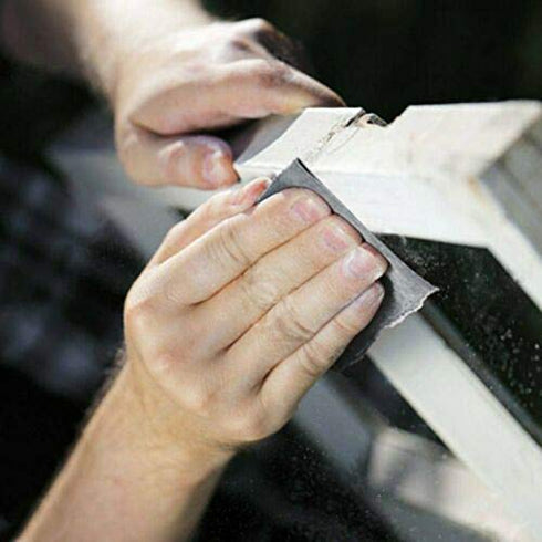 Leopard Twin-Ultra Fine 51 Pcs Wet Dry Sandpaper - Assorted Grit Sanding Paper for Wood and Metal, 9 x 3.6 Inches