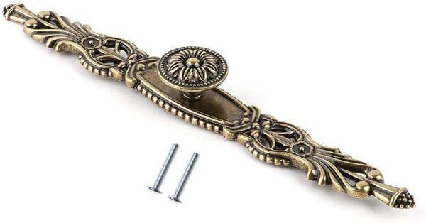 Generic Southst Simple Antique Chinese Cabinet Door Handle Green Bronze Wardrobe Bookcase Shoe