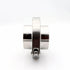 ZGHQHCDRH 304 Set Dairy(57mmx77.5) Stainless Steel Sanitary Tri Clamp Weld Ferrule with Silicon Gasket - Heavy Duty